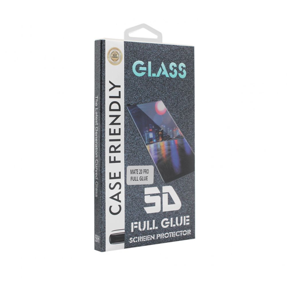 Zaštitno staklo za Huawei Mate 20 Pro — Tempered glass full glue, crni