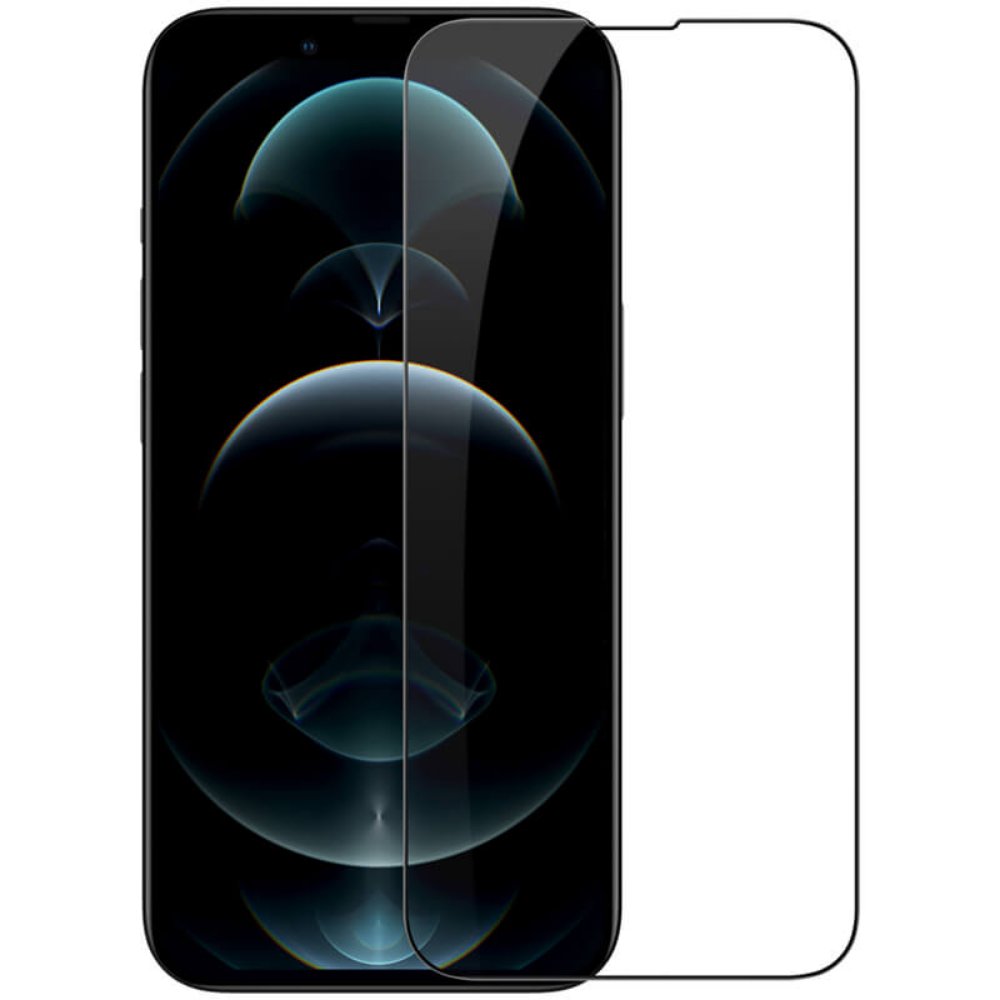 Zaštitno staklo za Apple iPhone 13 Pro — Tempered Glass Nillkin CP+, crni
