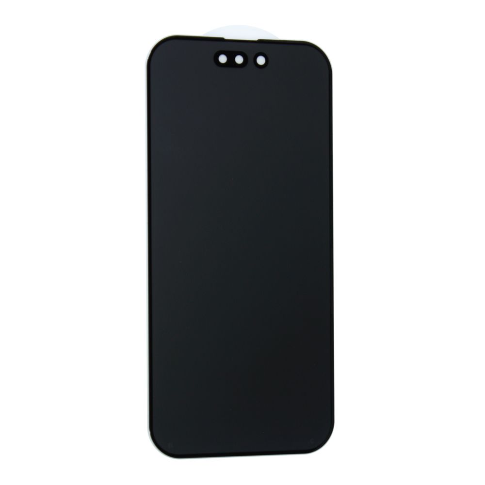Zaštitno staklo za Apple iPhone 14 Pro — Tempered Glass Privacy 2.5D full glue, crni