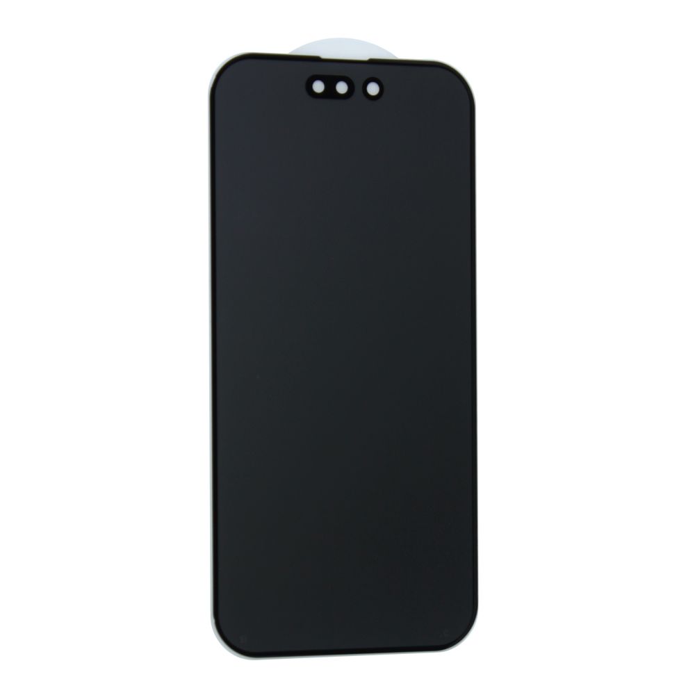 Zaštitno staklo za Apple iPhone 14 Pro Max — Tempered glass Privacy 2.5D full glue, crni