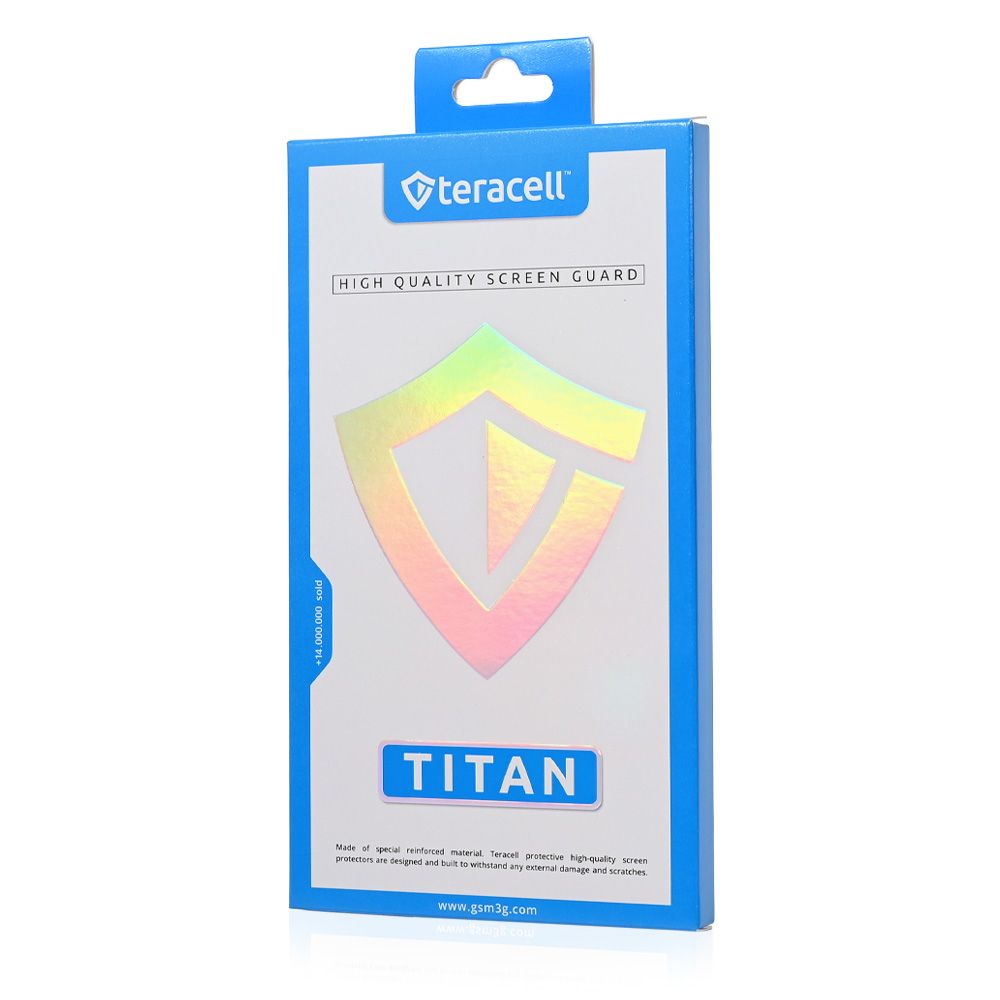 Zaštitno staklo za Apple iPhone 12 Pro Max — Tempered glass Teracell Titan 2.5D, crni