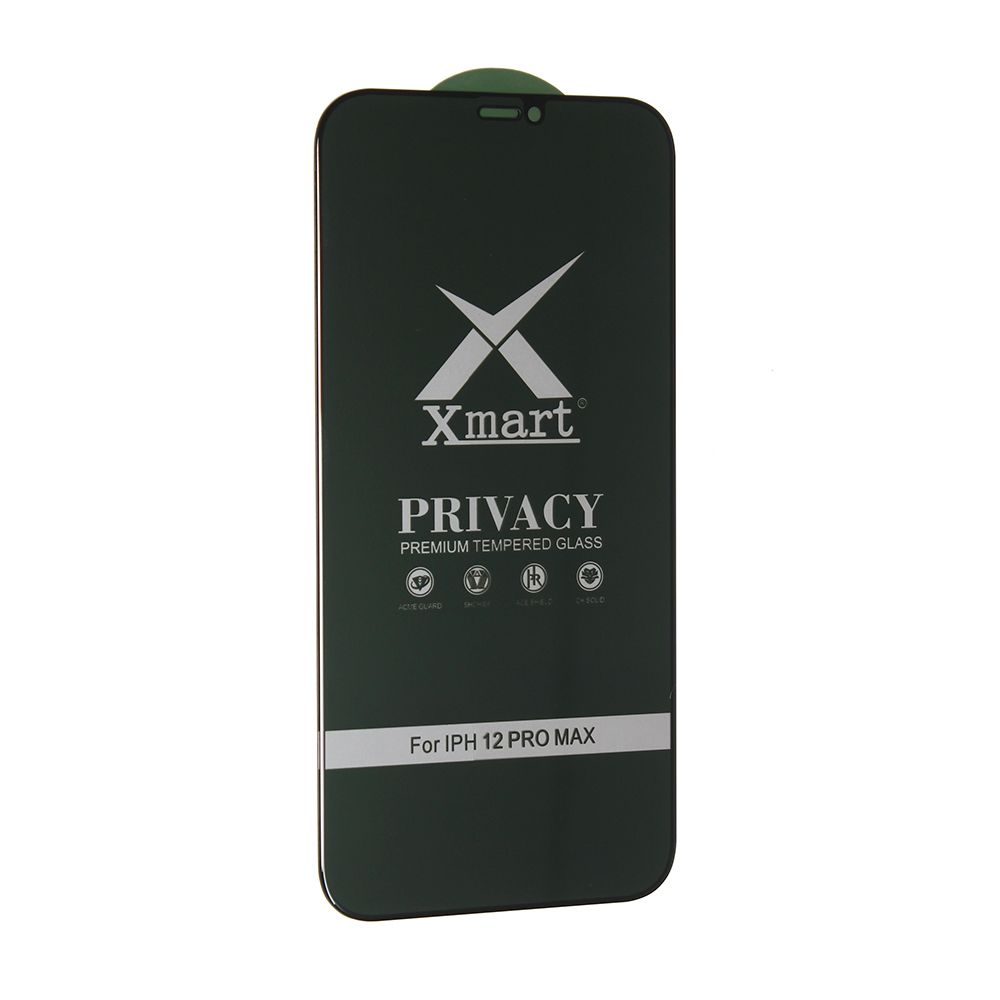 Zaštitno staklo za Apple iPhone 12 Pro Max — Tempered Glass X mart 9D Privacy
