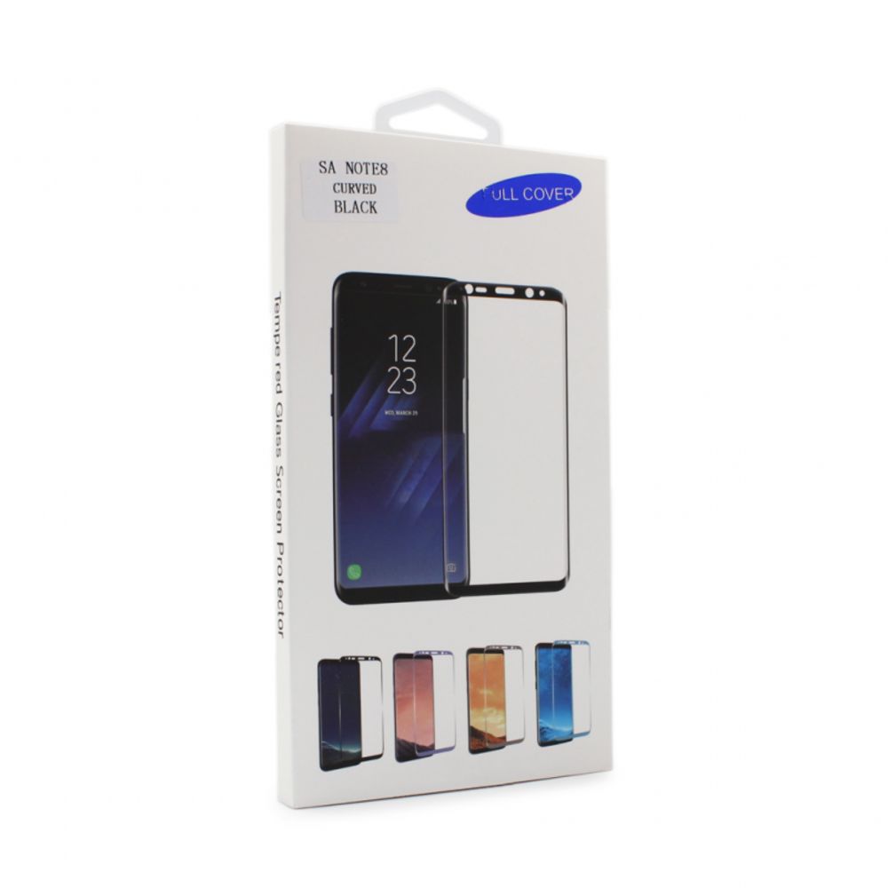 Zaštitno staklo za Samsung Galaxy Note 8 — Tempered glass, crni
